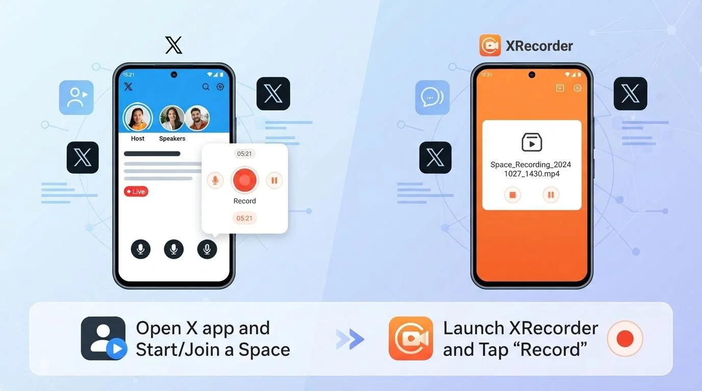How To Manually Record X Spaces With Xrecorder